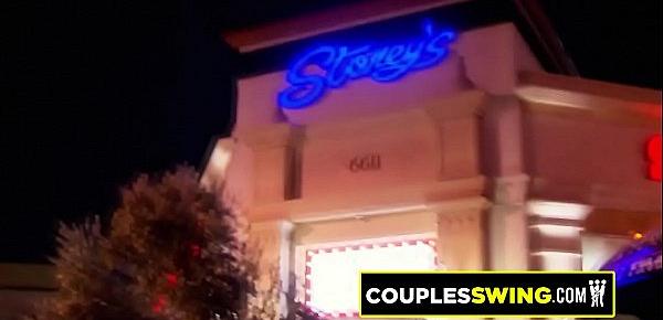  Couples are going wild in a messy swinger orgy after a night out in Vegas.